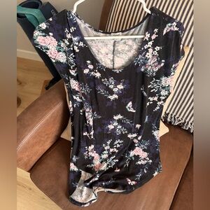 Kismet Floral Black Blouse